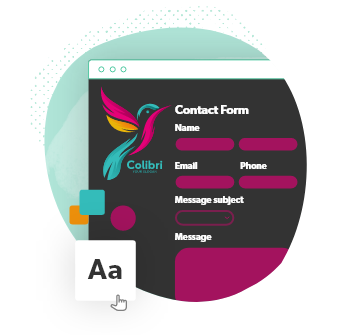 custom designable contact forms