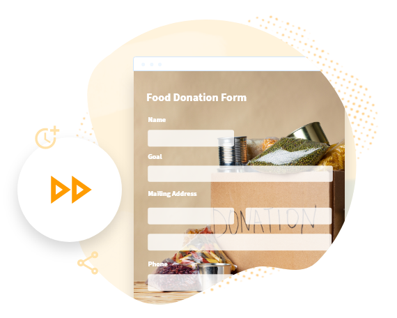 food donation form template
