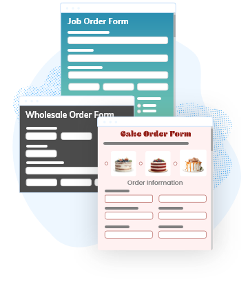 collection of order form templates
