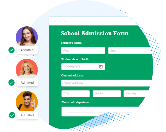 online school admission form