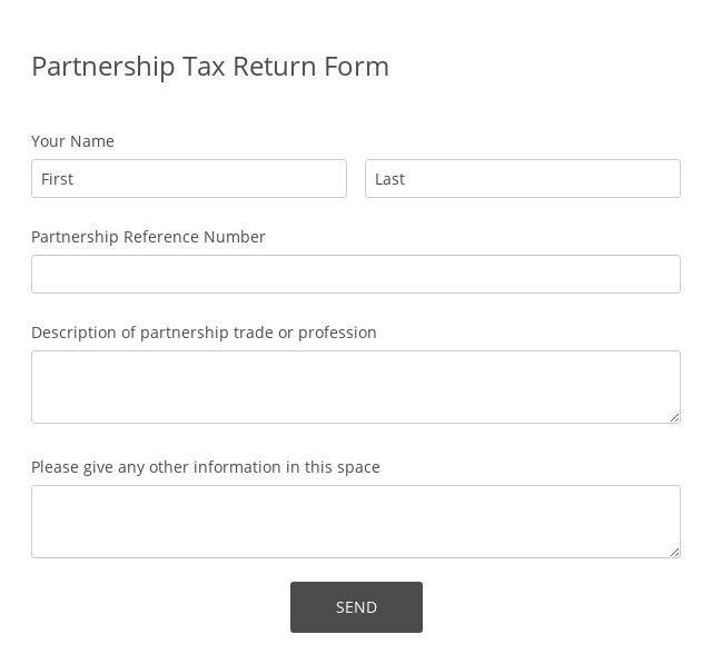 Partnership Tax Return Form