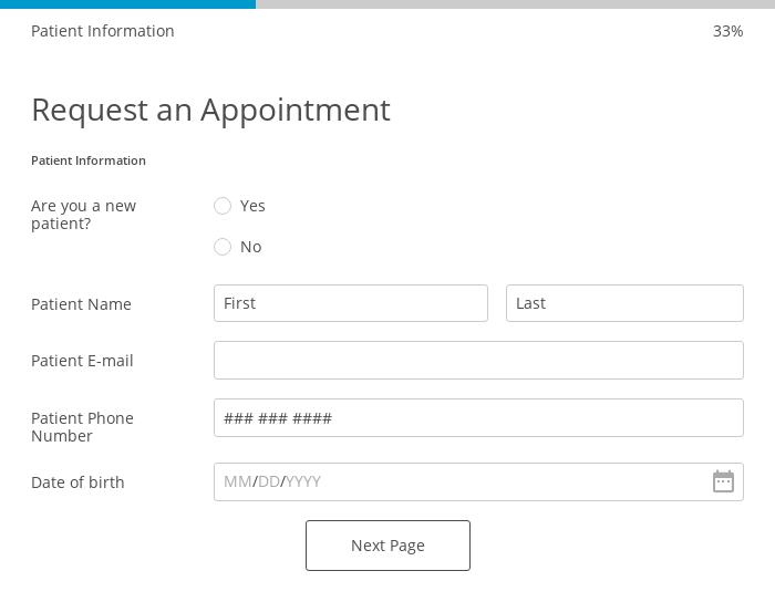 Request a Routine Medical Appointment
