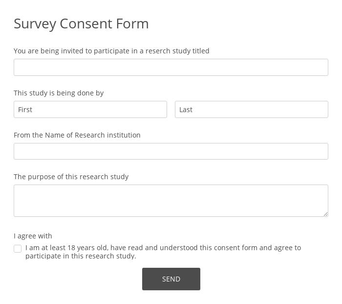 Survey Consent Form