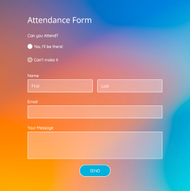 Attendance Form