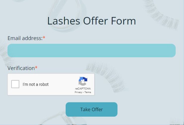 lashes offer form