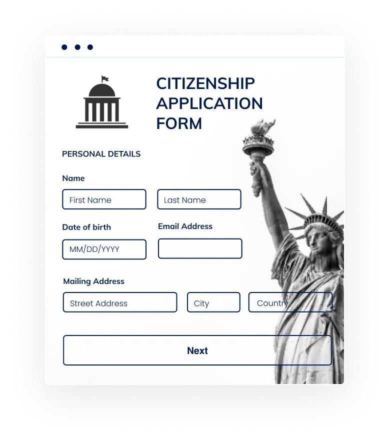 Government Form Template