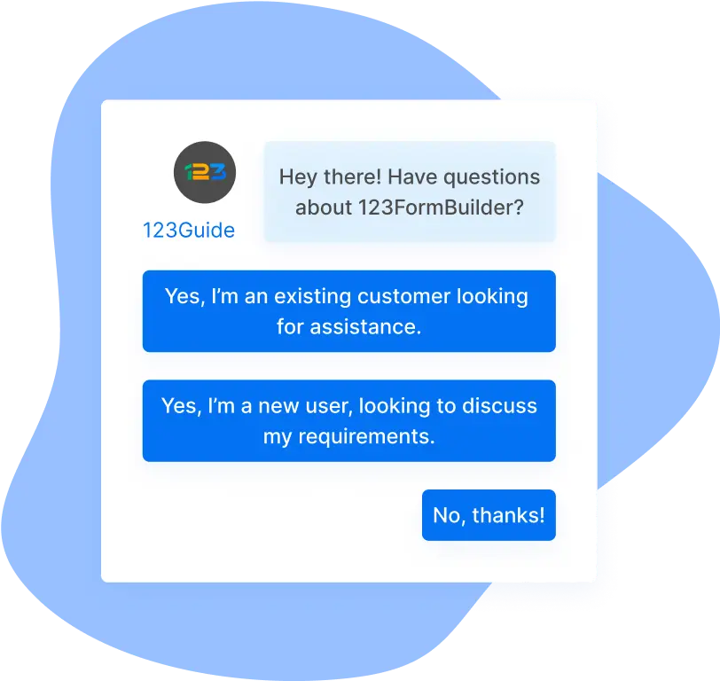 123FormBuilder Live Chat Support