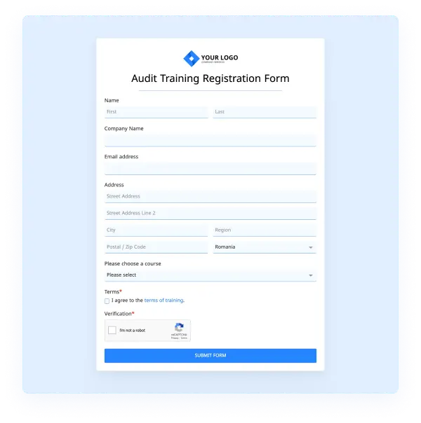 Audit Training Registration