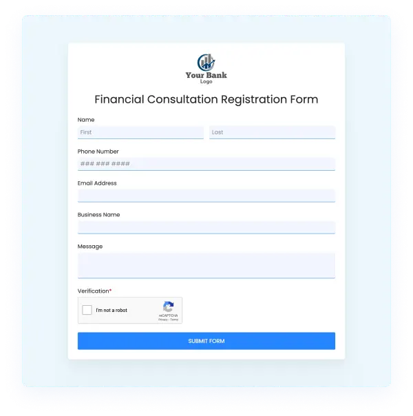 Financial Consultation Registration