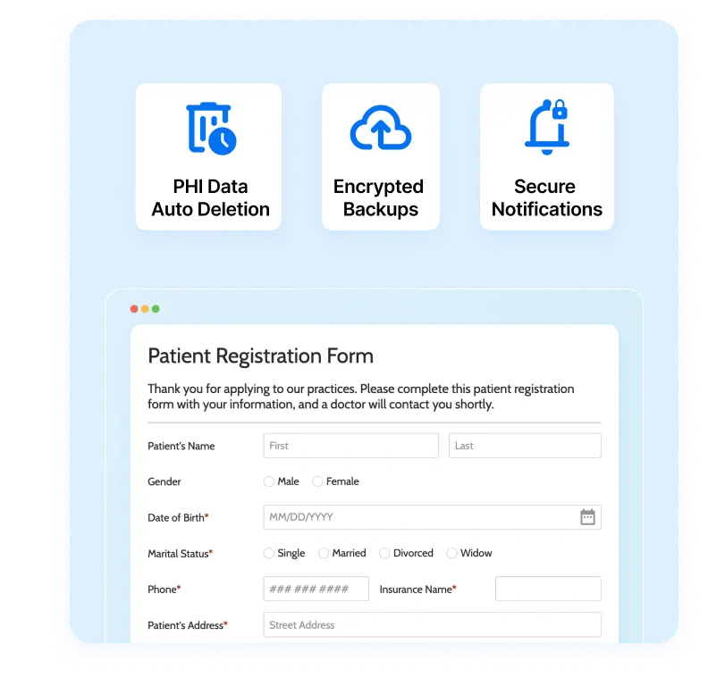 Strict HIPAA Data Retention Policy for Maximum Security