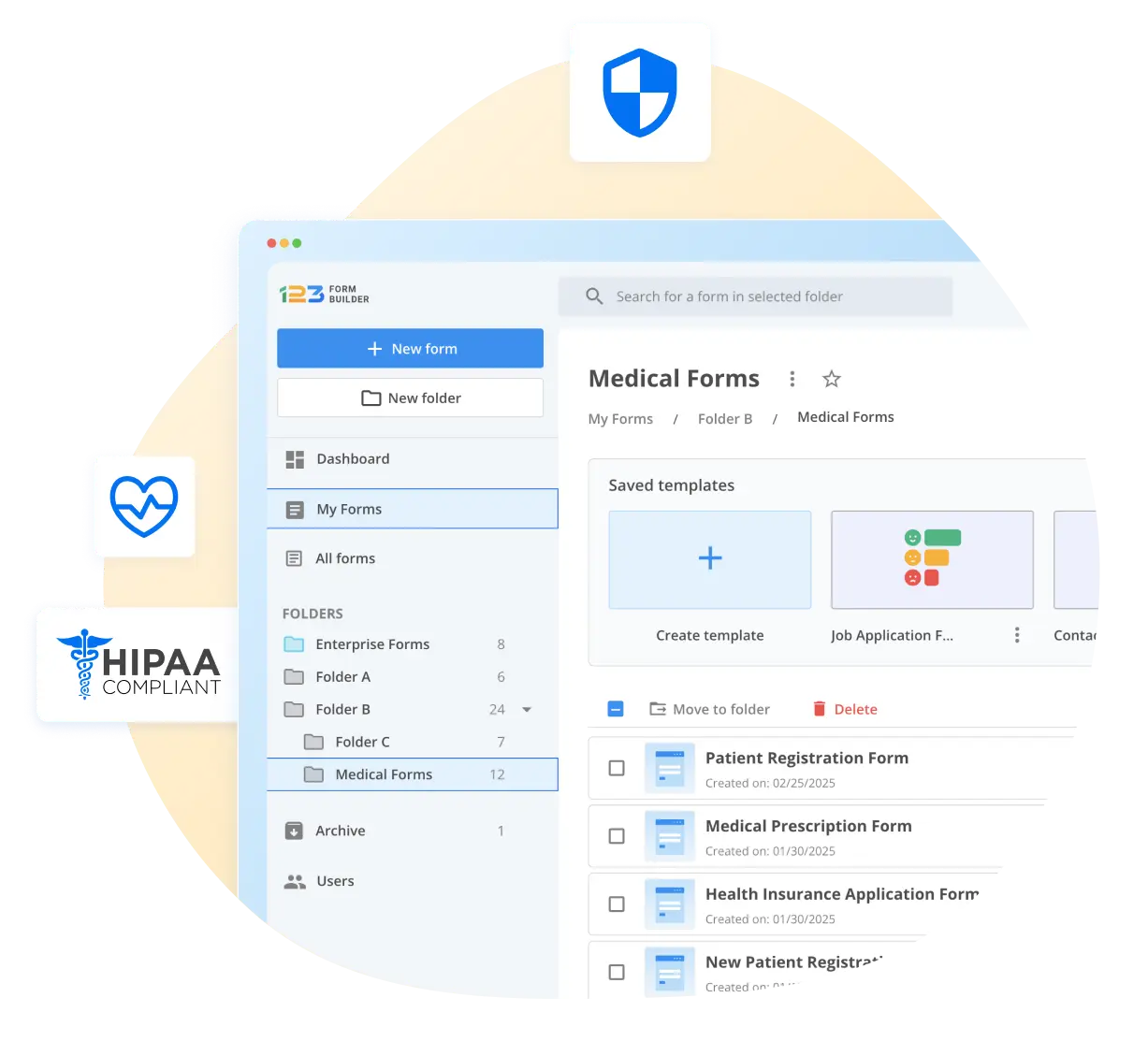 123FormBuilder’s HIPAA Data Retention Policy