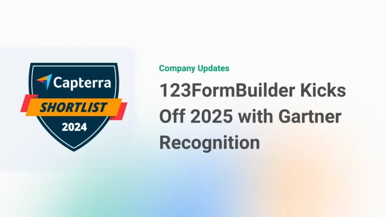 123FormBuilder Kicks Off 2025 with Gartner Recognition