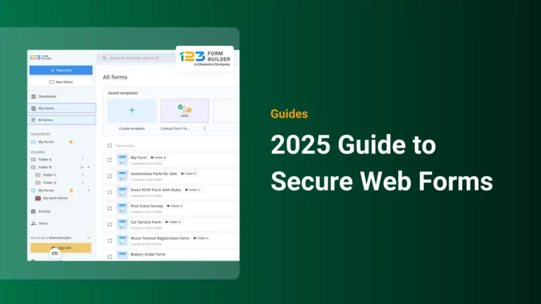 Secure Online Forms: 2025 Guide to Encrypted Web Forms 