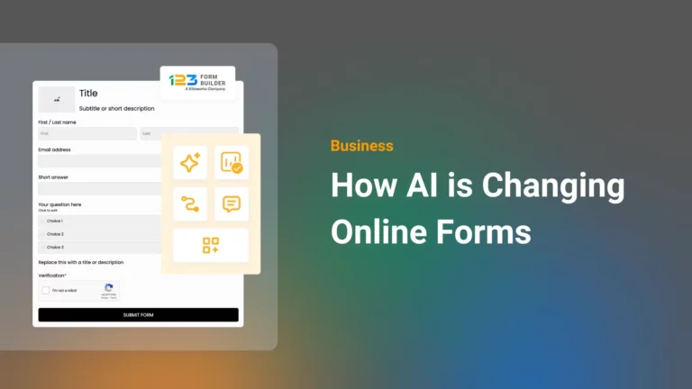 How AI Is Changing Online Forms 