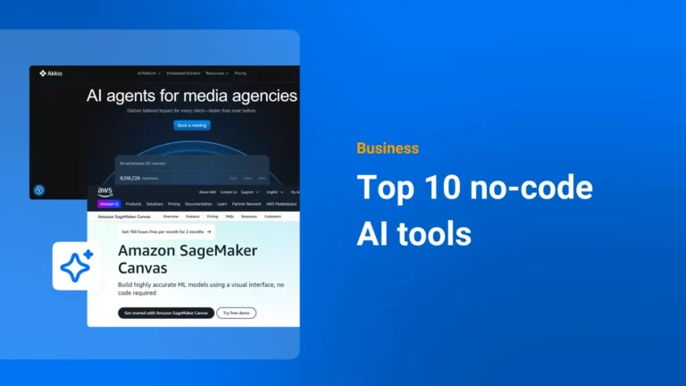 Top 10 no-code AI tools