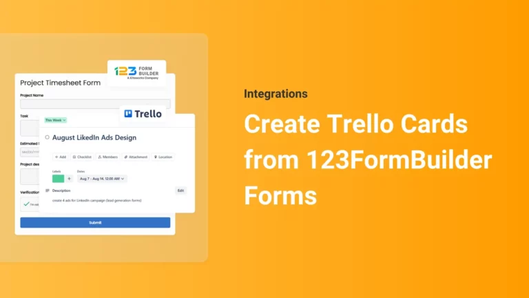 How to Create Trello Cards from 123FormBuilder Forms 